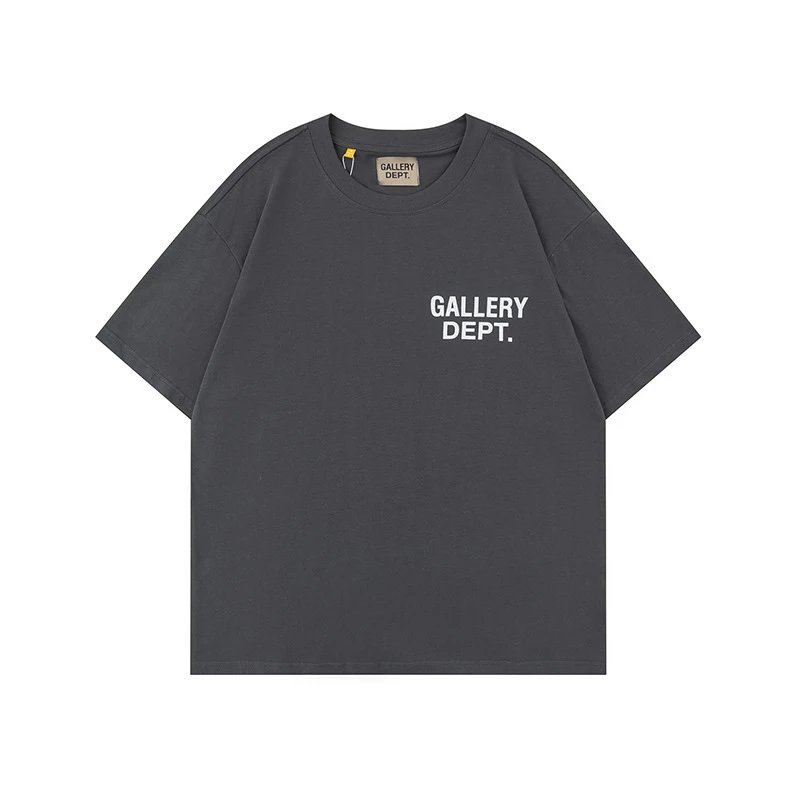 Gallery Dept. T-Shirts Graphic Print Short-Sleeve T-Shirt — Gray D126