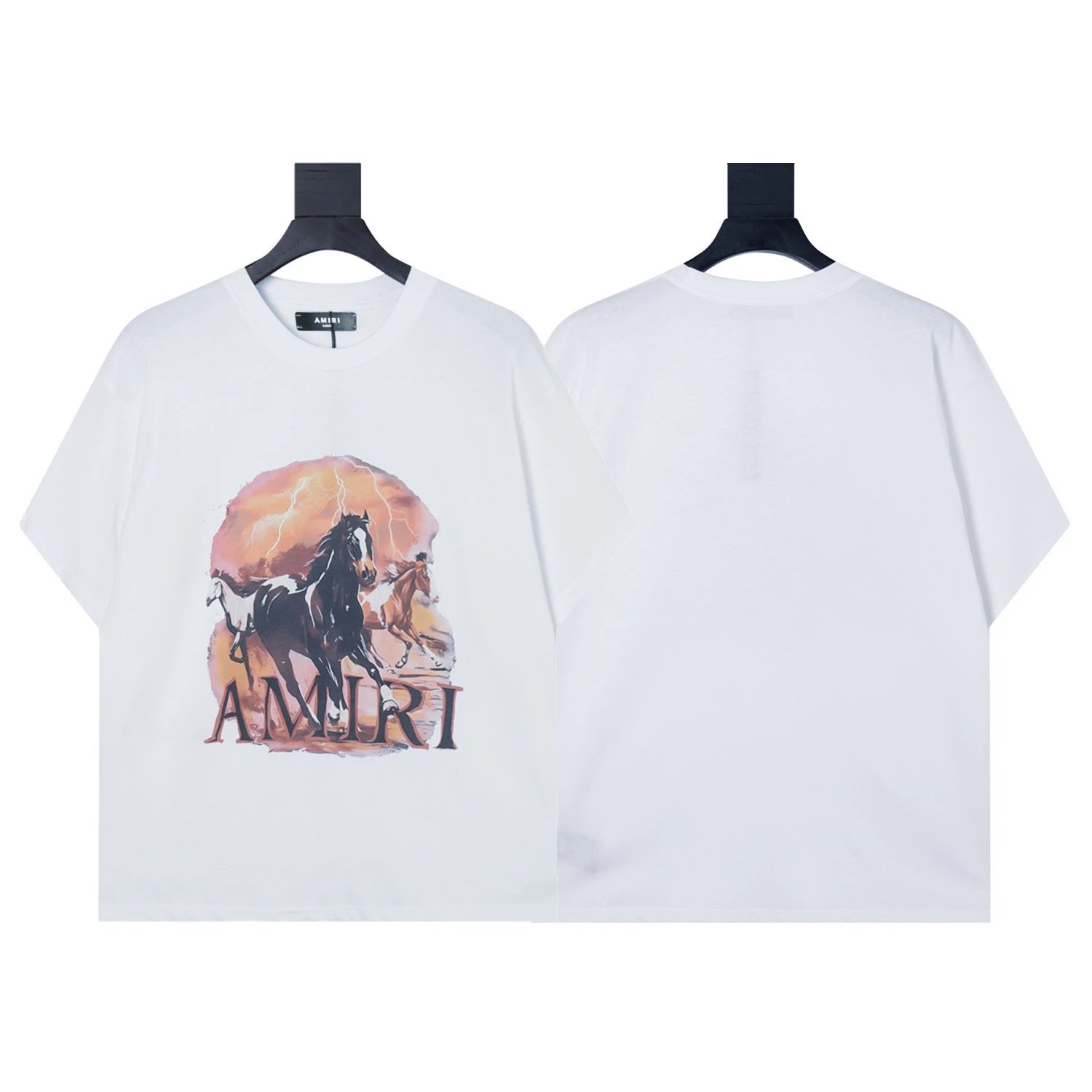 AMIRI T-Shirts Graphic Print — tx6515 white