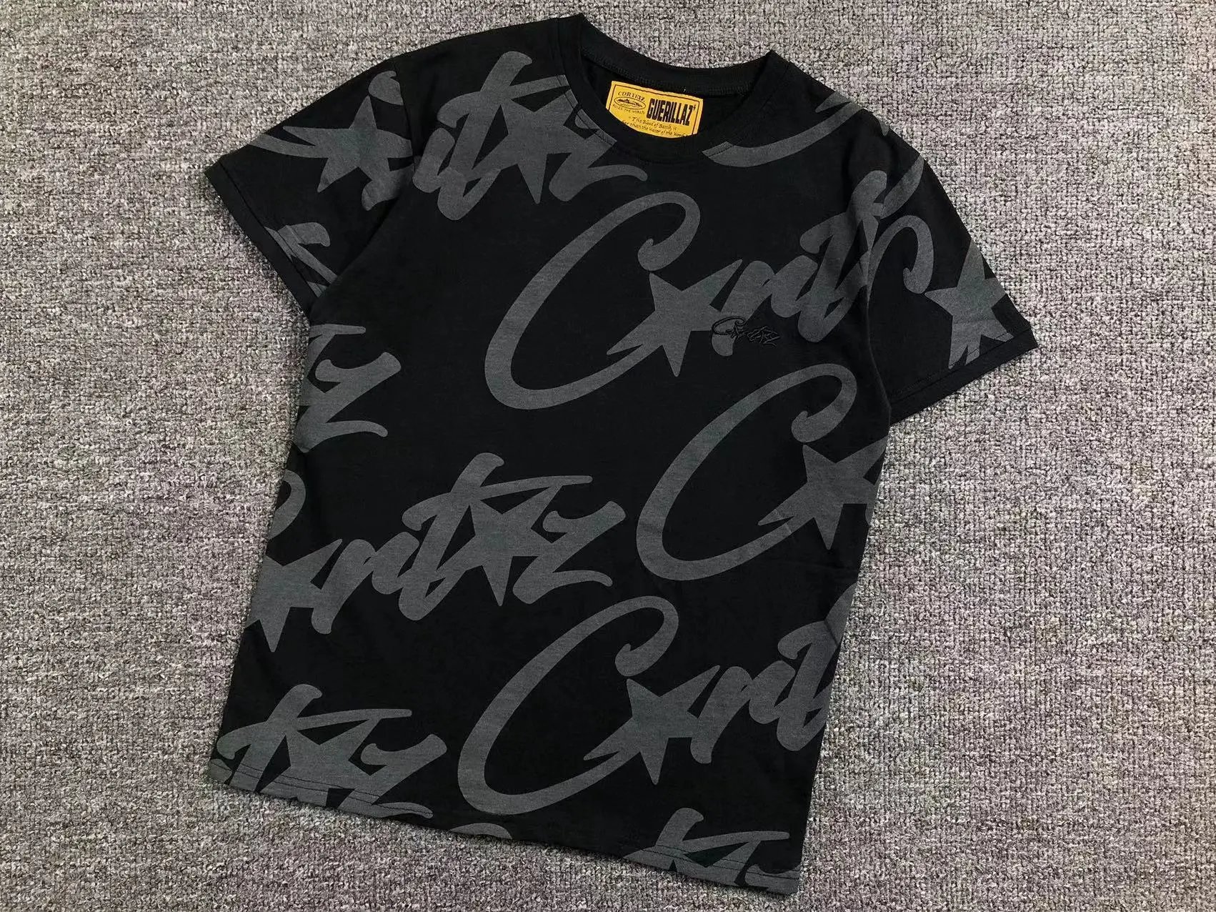 Corteiz T-Shirts Graphic Print — 316 black