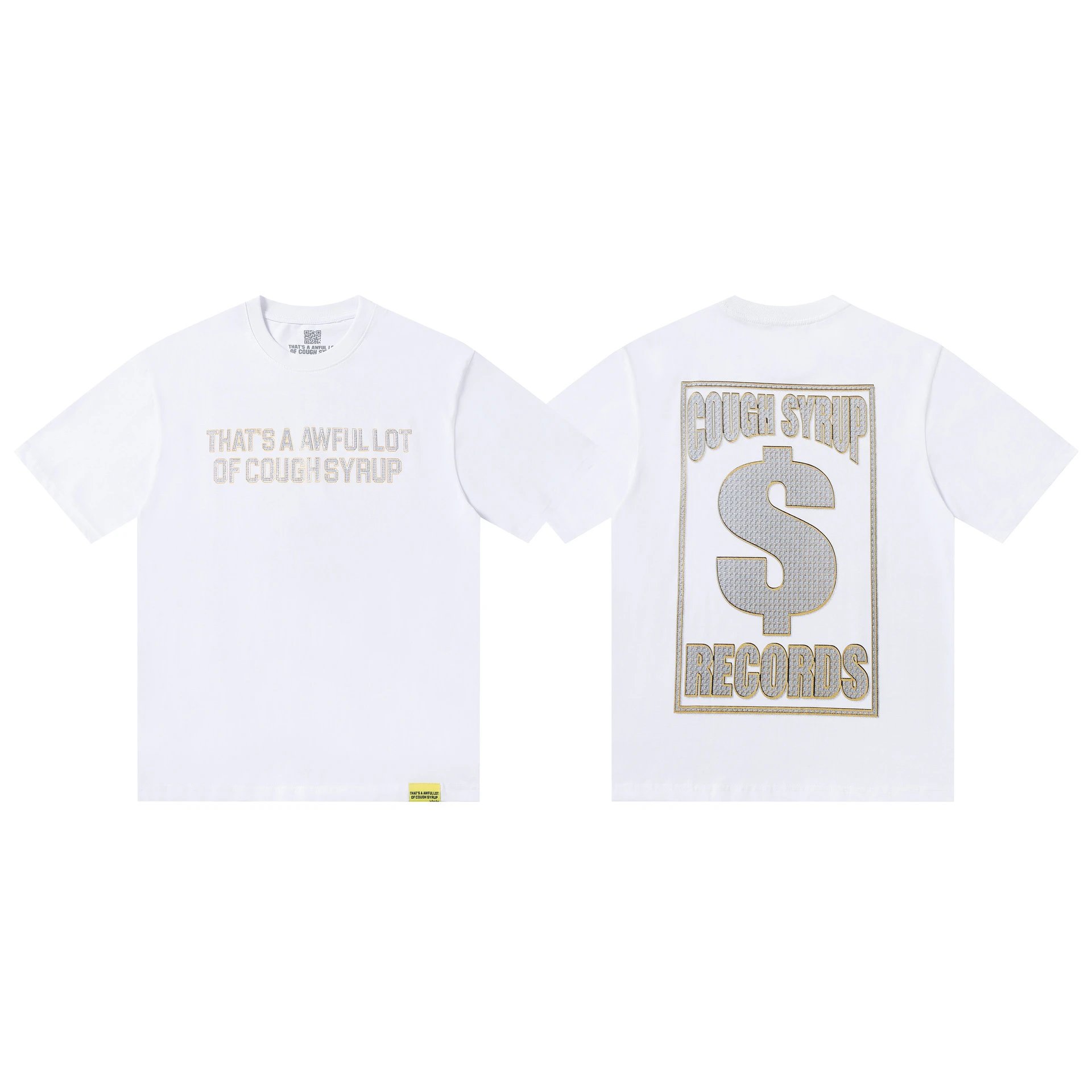 That's a Awful Lot of Cough Syrup T-Shirts Graphic Print — A 267 white
