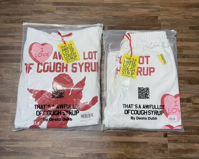 Deno Studio Hoodies & Sweatshirts That's a Awful Lot of Cough Syrup Graphic Pullover Hoodie product detail image 21