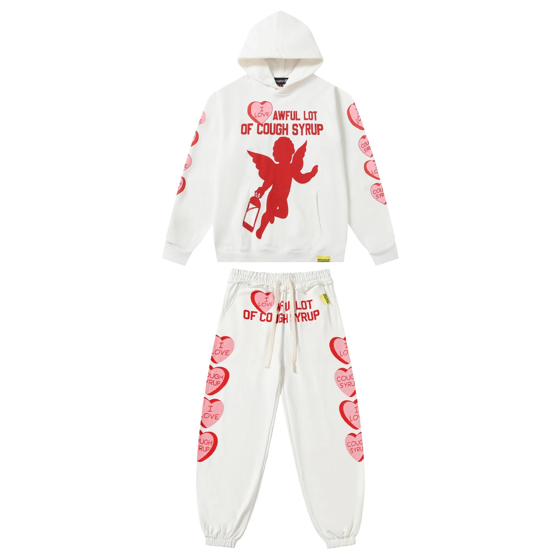That's a Awful Lot of Cough Syrup Matching Sets Graphic-print hoodie and jogger set image 5