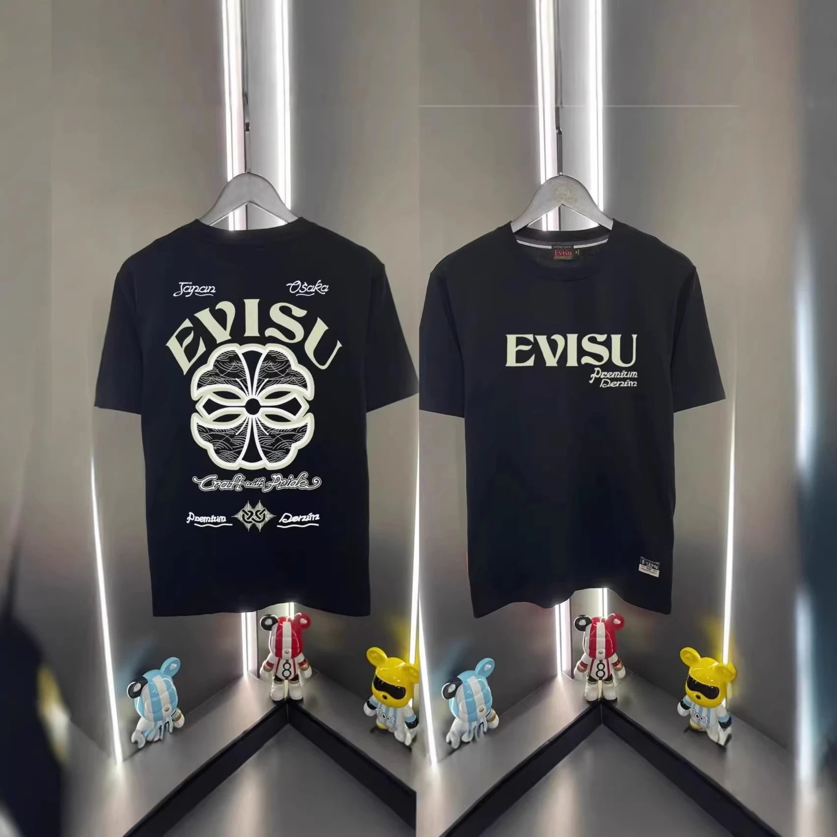 Evisu T-Shirts Graphic-print crew-neck image 3