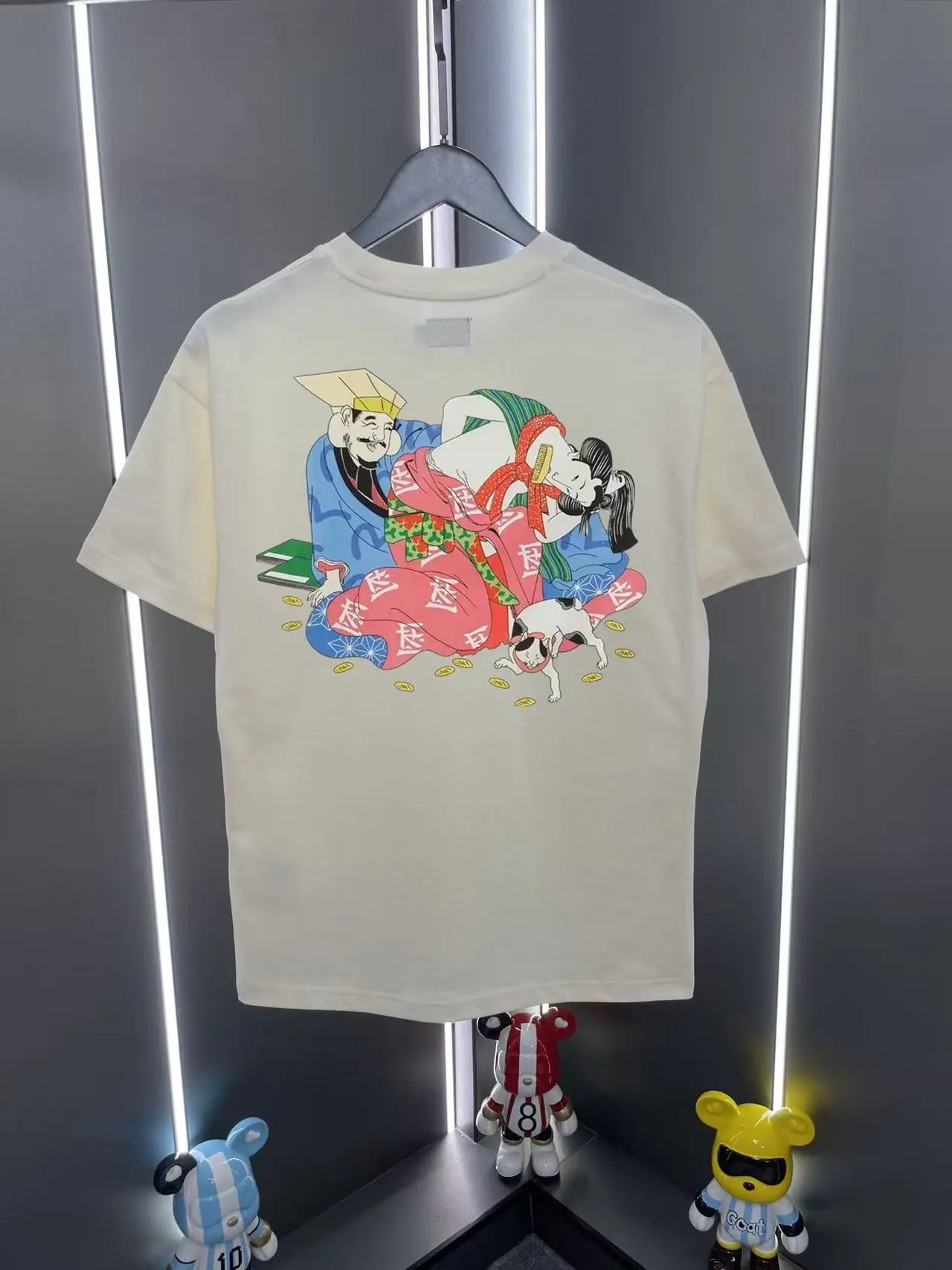 Evisu T-Shirts EUT-1 Graphic Print — Apricot 02