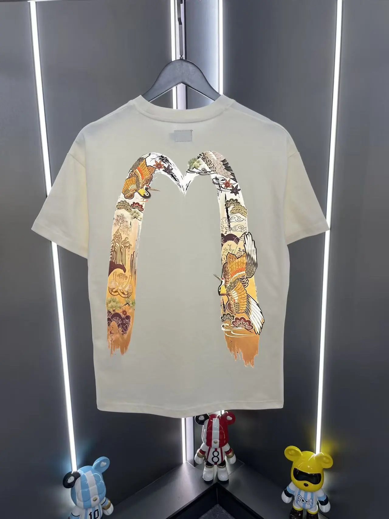 Evisu T-Shirts EUT-1 Graphic Print — Apricot 04