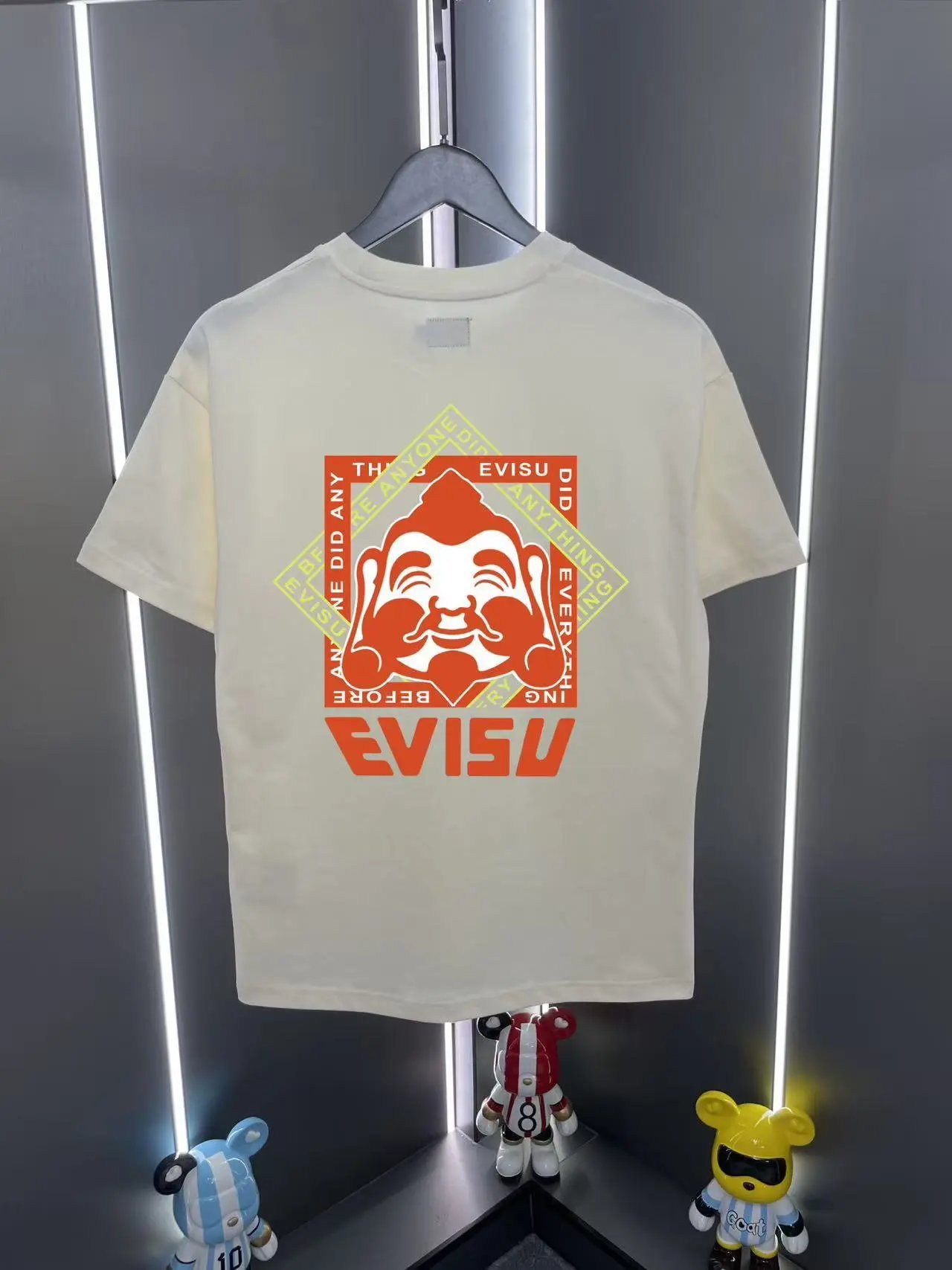 Evisu T-Shirts Graphic-print crew-neck — 11 Apricot color