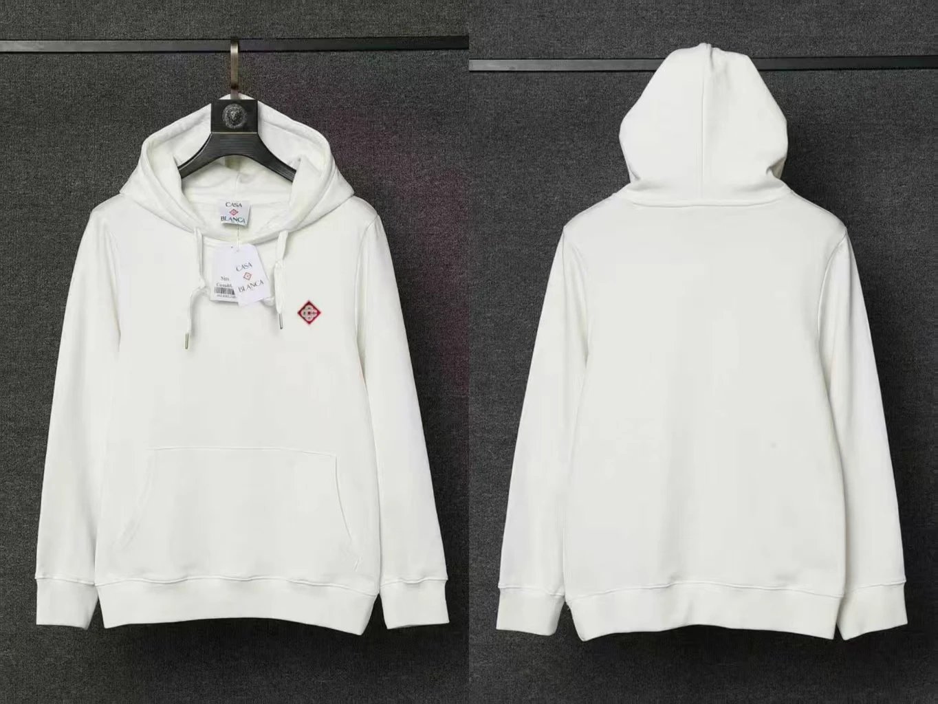 Casablanca Hoodies & Sweatshirts Pullover Hoodie with Casa Blanca Graphic Print — 11