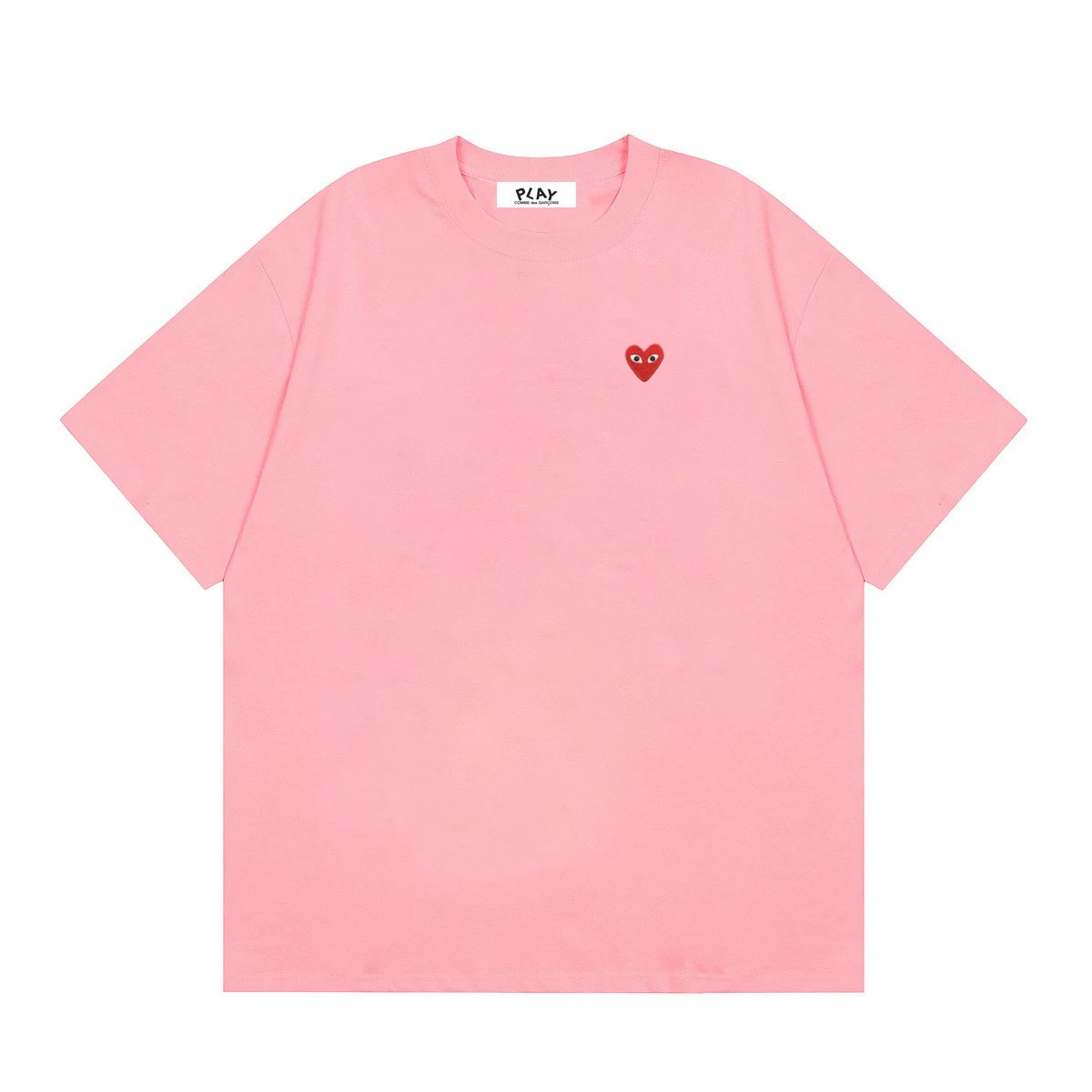 Comme des Garçons T-Shirts PLAY multi-heart print — 03 Pink