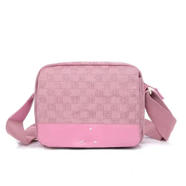 Design Pink Monogram Crossbody Bag - 1