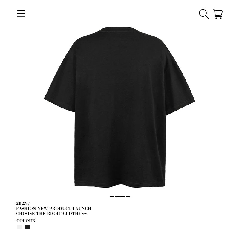 VANCARHELL T-Shirts Oversized graphic-print crew-neck T-shirt image 3