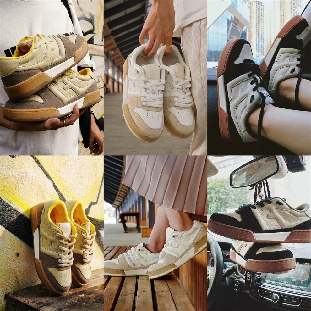 Unbranded Sneakers G2S-5 low-top panelled image 4