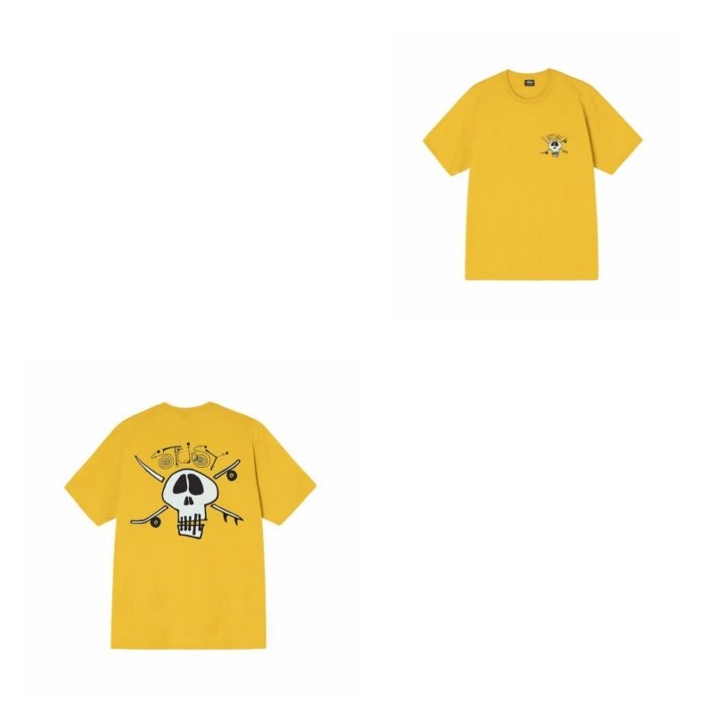 Stüssy T-Shirts TS3K-1 Dice Graphic — 958 Yellow