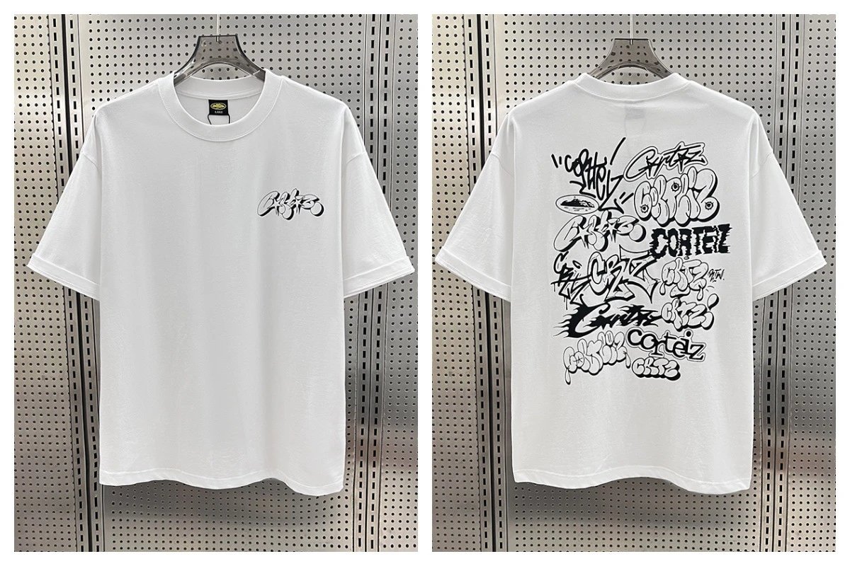 Corteiz T-Shirts Alcatraz Graphic T-Shirt — 5916 white