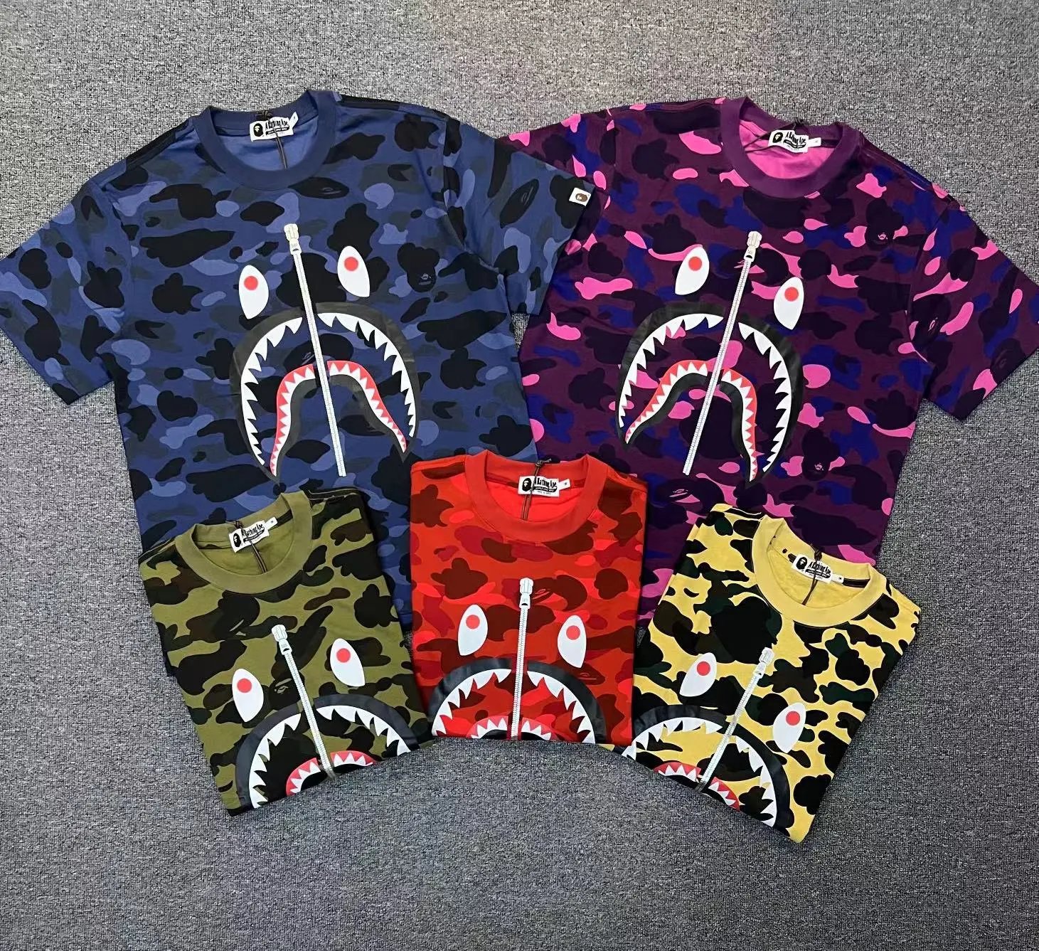  BAPE Shark Head Camouflage Ap