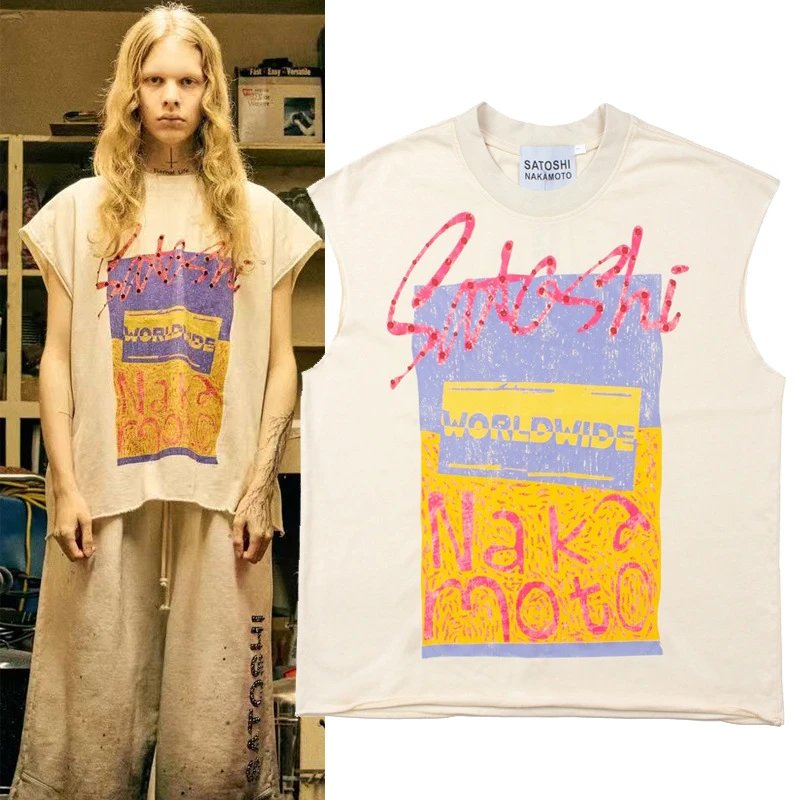 Satoshi Nakamoto T-Shirts Graphic studded T-Shirt — CZ9713