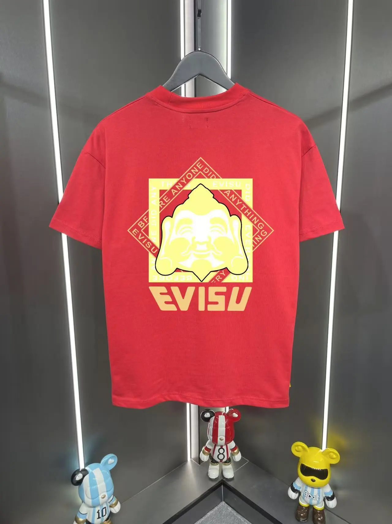 Evisu T-Shirts Graphic-print crew-neck — 11 red