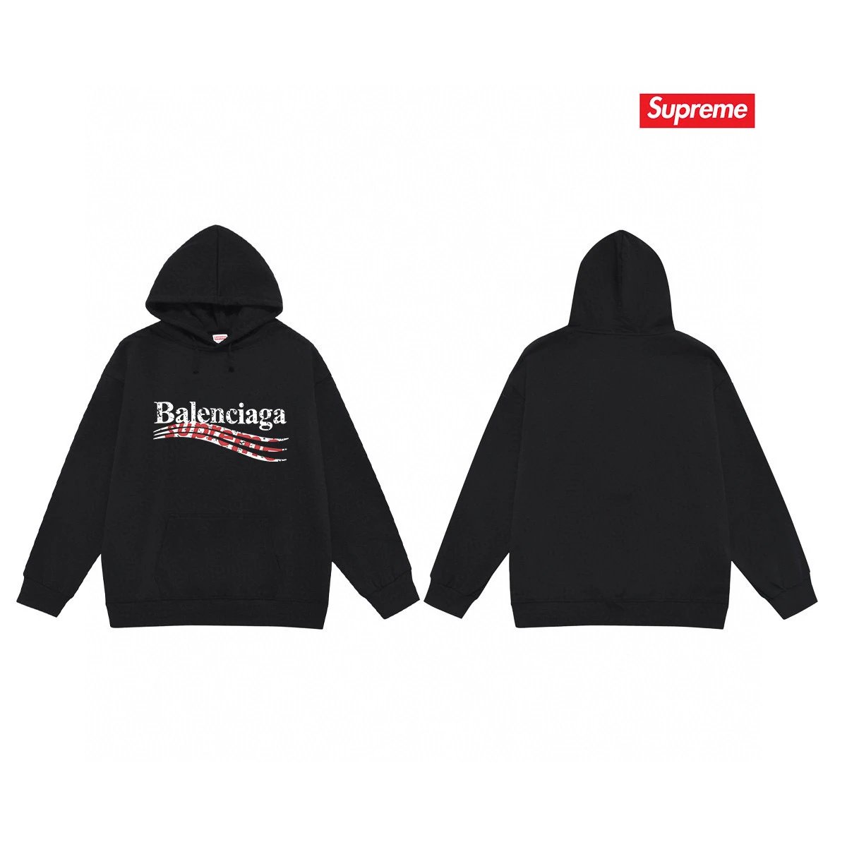 Supreme Hoodies & Sweatshirts Fleece-lined hooded sweatshirt with logo graphic — 03 Fleece-lined style