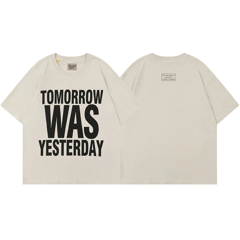 Gallery Dept. T-Shirts Graphic Print Short-Sleeve T-Shirt — Apricot D105