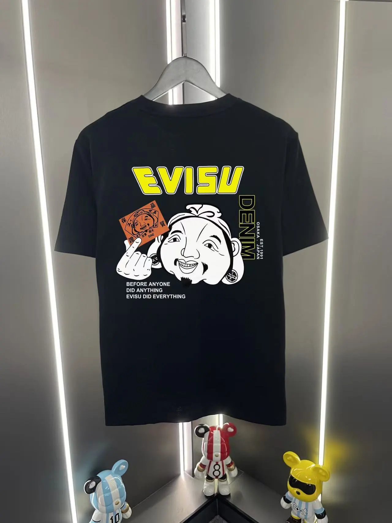 Evisu T-Shirts Graphic-print crew-neck — 14 black