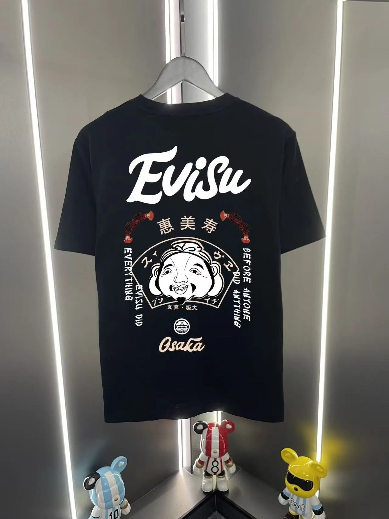 Evisu T-Shirts Graphic-print crew-neck — 16 black