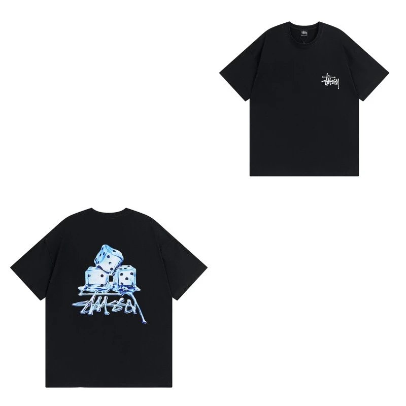 Stüssy T-Shirts TS3K-1 Dice Graphic — 947 black