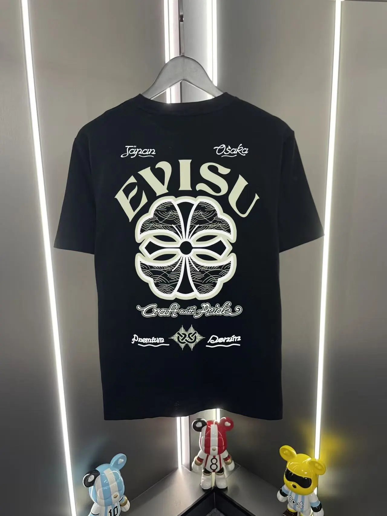 Evisu T-Shirts Graphic-print crew-neck — 18 black