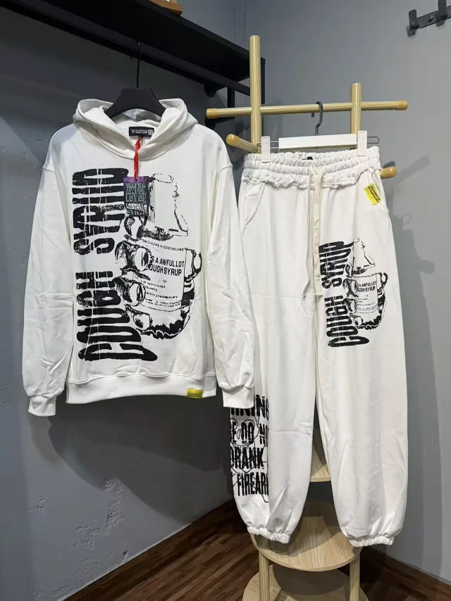 That's a Awful Lot of Cough Syrup Matching Sets Graphic-print hoodie and jogger set product detail image 34