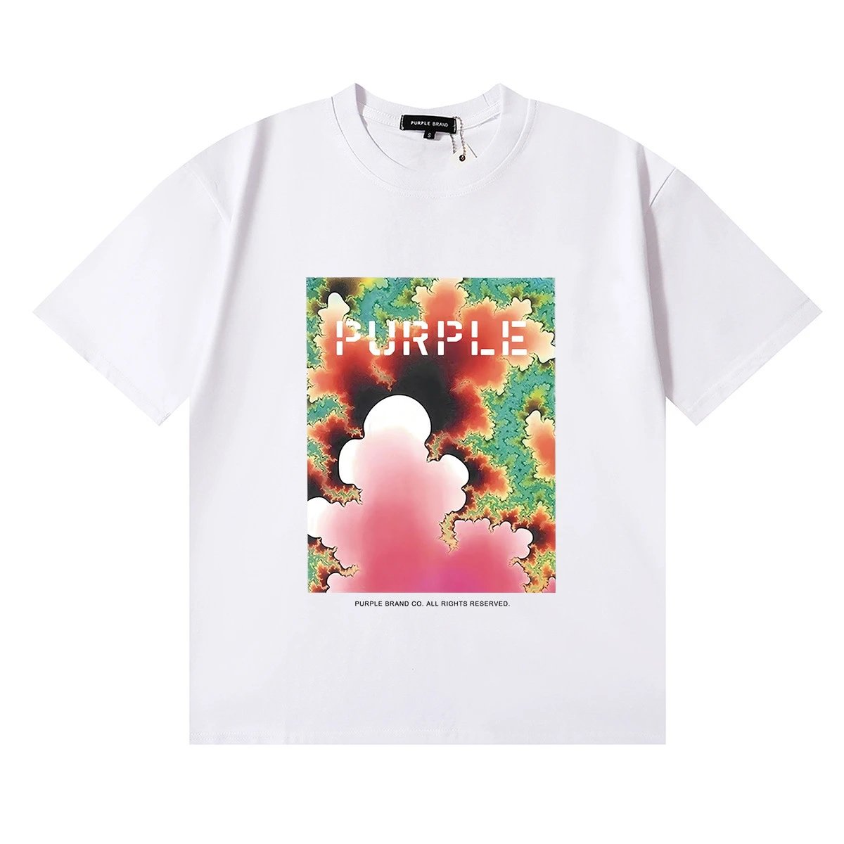 Purple Brand T-Shirts Graphic Print — 3057-2