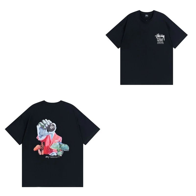 Stüssy T-Shirts TS3K-1 Dice Graphic — 956 black