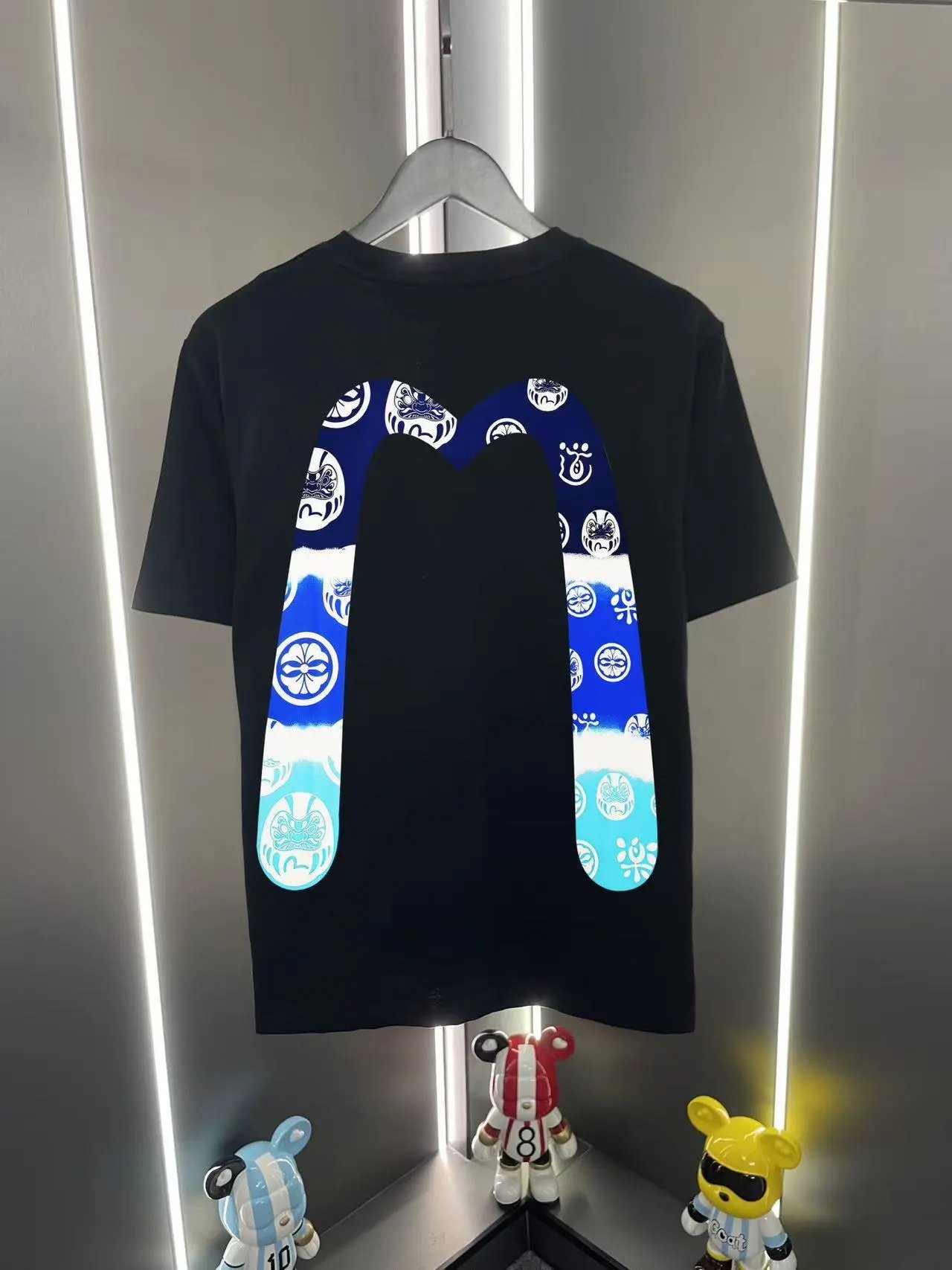 Evisu T-Shirts Graphic-print crew-neck — 20 black