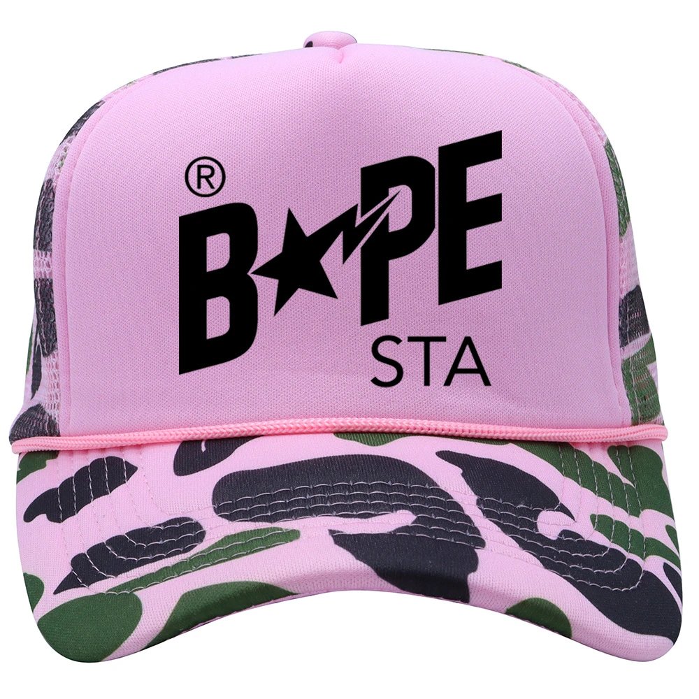 A Bathing Ape Hats BAPE STA Camouflage Baseball Cap — #-16