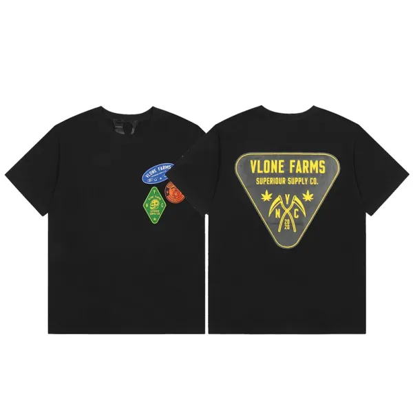 Versace VLogo Crystal-Embellished Black T-Shirt - 30