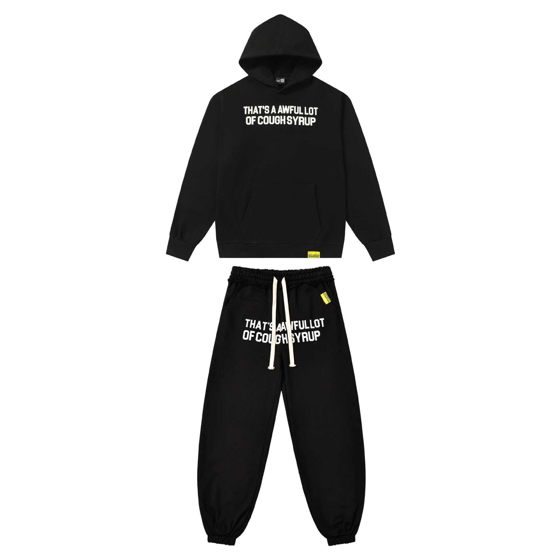 That's a Awful Lot of Cough Syrup Matching Sets Graphic-print hoodie and jogger set image 4