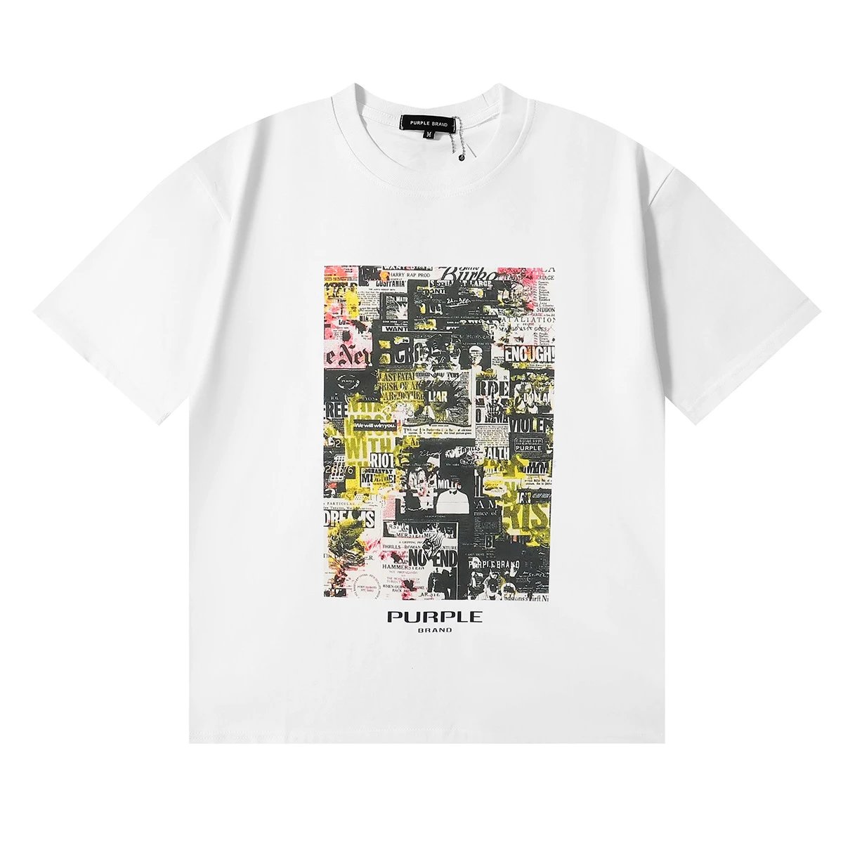 Purple Brand T-Shirts Graphic Print — 3055-2