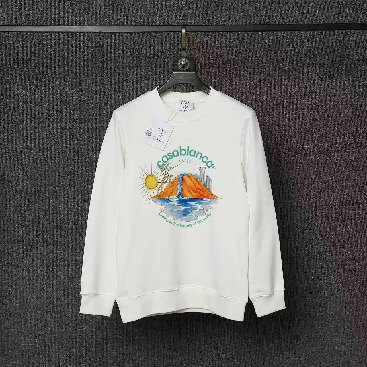 Casablanca Hoodies & Sweatshirts Pullover Hoodie with Casa Blanca Graphic Print — 27