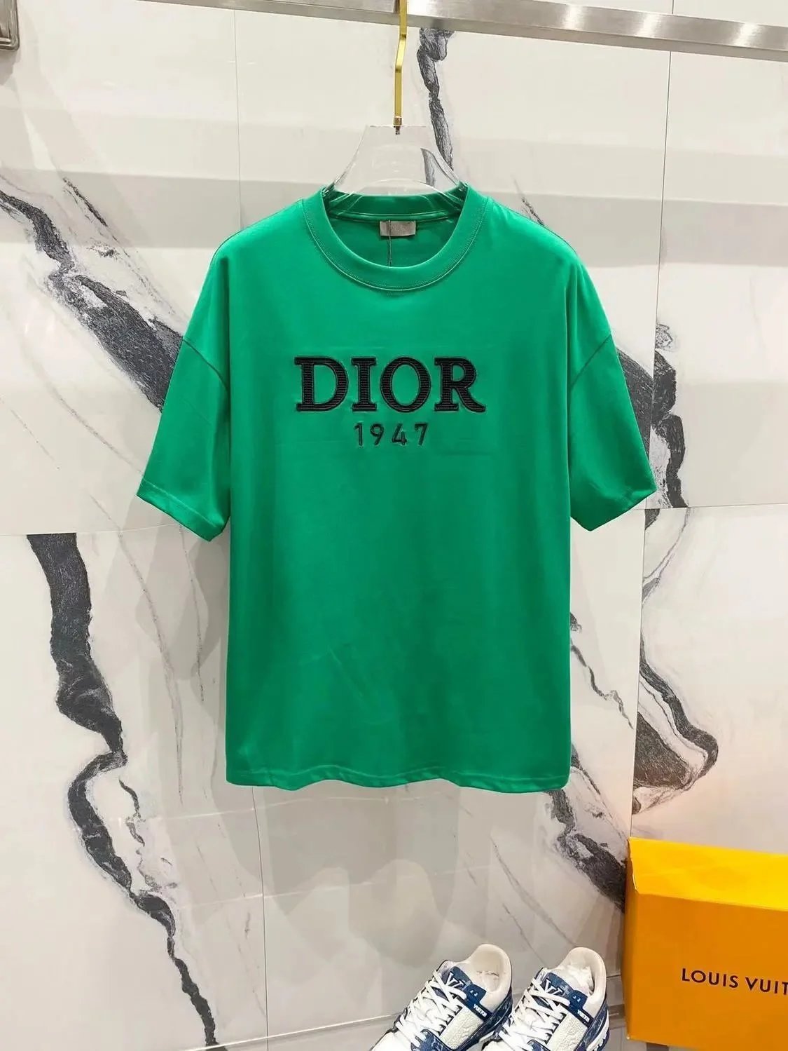 Dior T-Shirts Logo Embroidered — 20