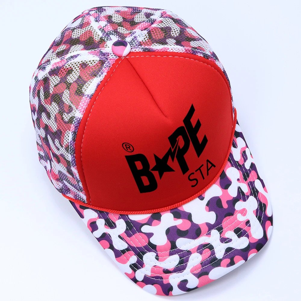 A Bathing Ape Hats BAPE STA Camouflage Baseball Cap image 2