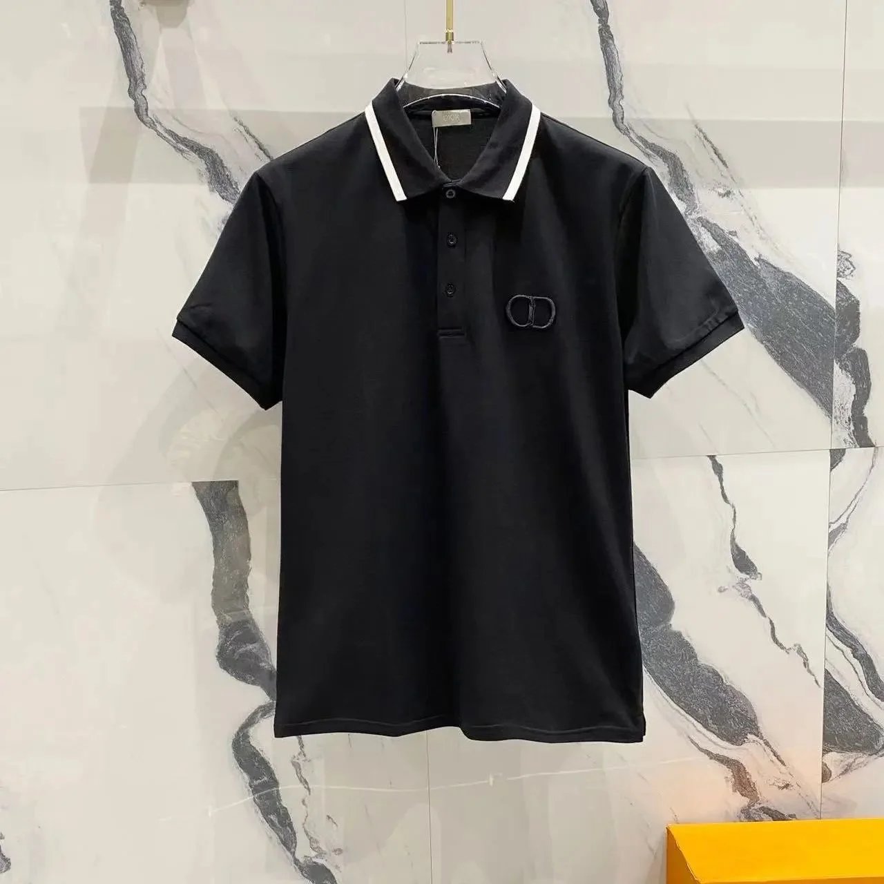 Dior T-Shirts Logo Embroidered — 36