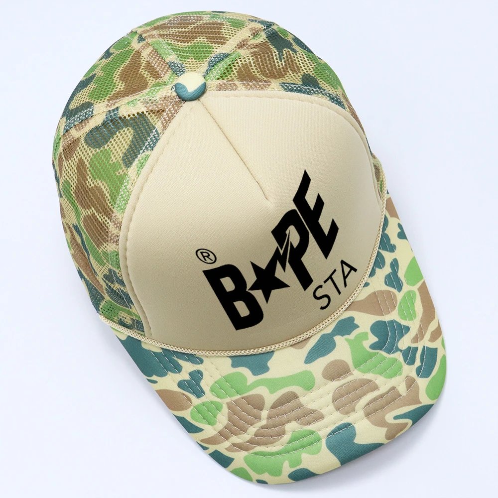 A Bathing Ape Hats BAPE STA Camouflage Baseball Cap — #-2