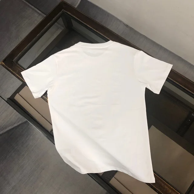Fendi T-Shirts Short-Sleeve FF Logo Graphic T-Shirt product detail image 4