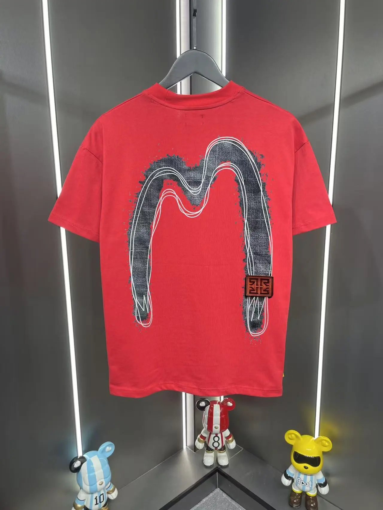 Evisu T-Shirts Graphic-print crew-neck — 12 red