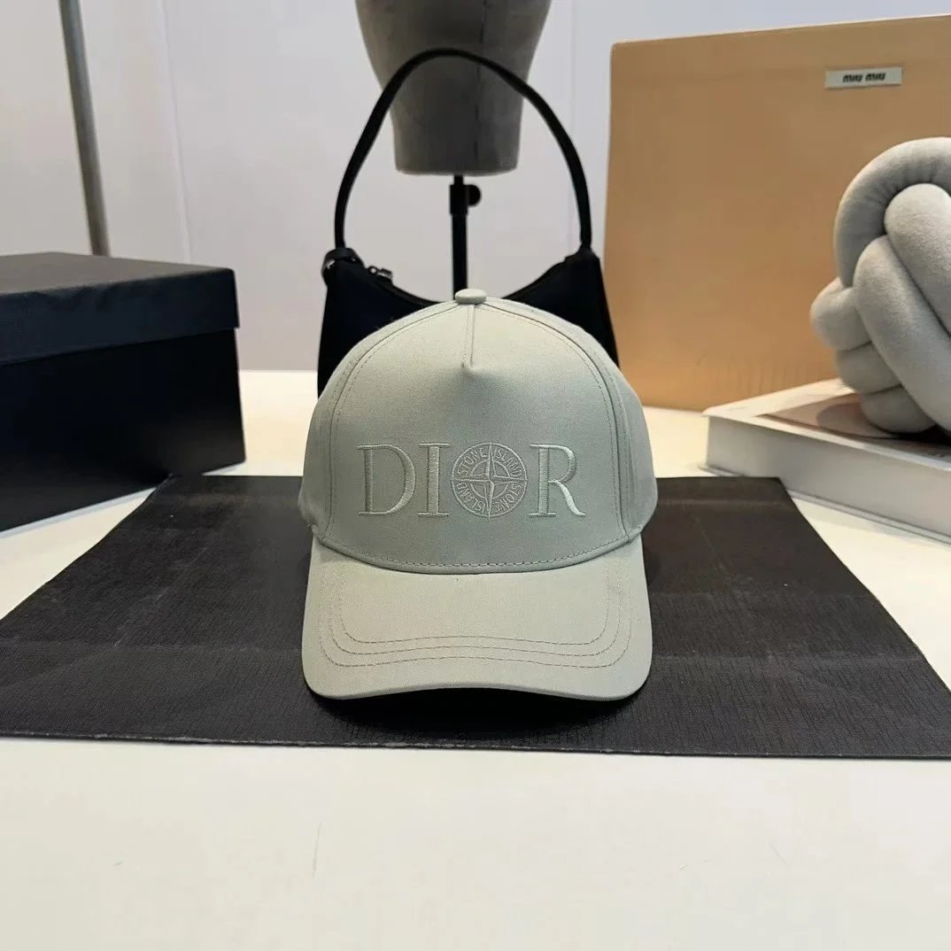 Dior Hats Oblique Monogram Baseball Cap with Leather Brim image 9
