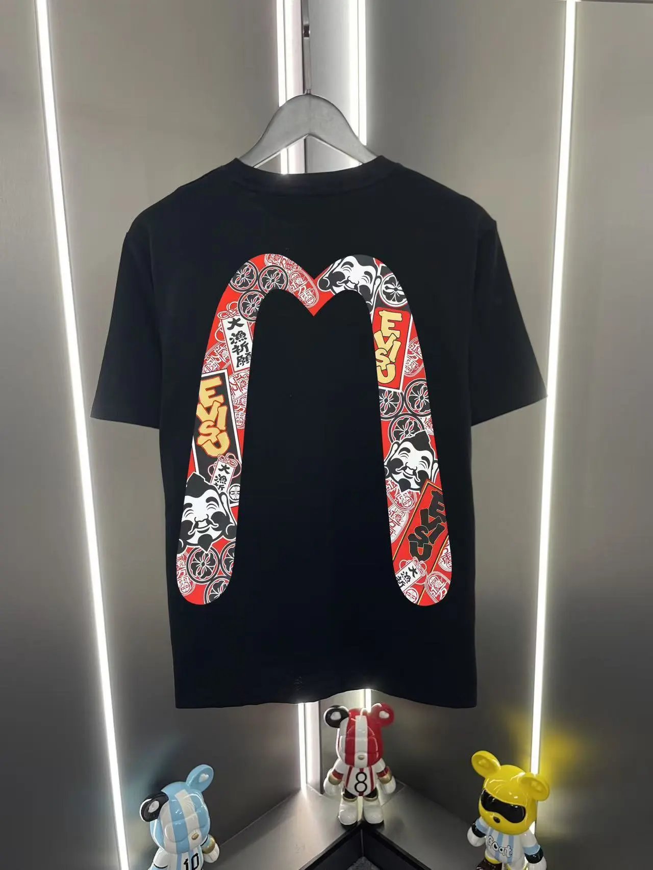Evisu T-Shirts Graphic-print crew-neck — 17 black
