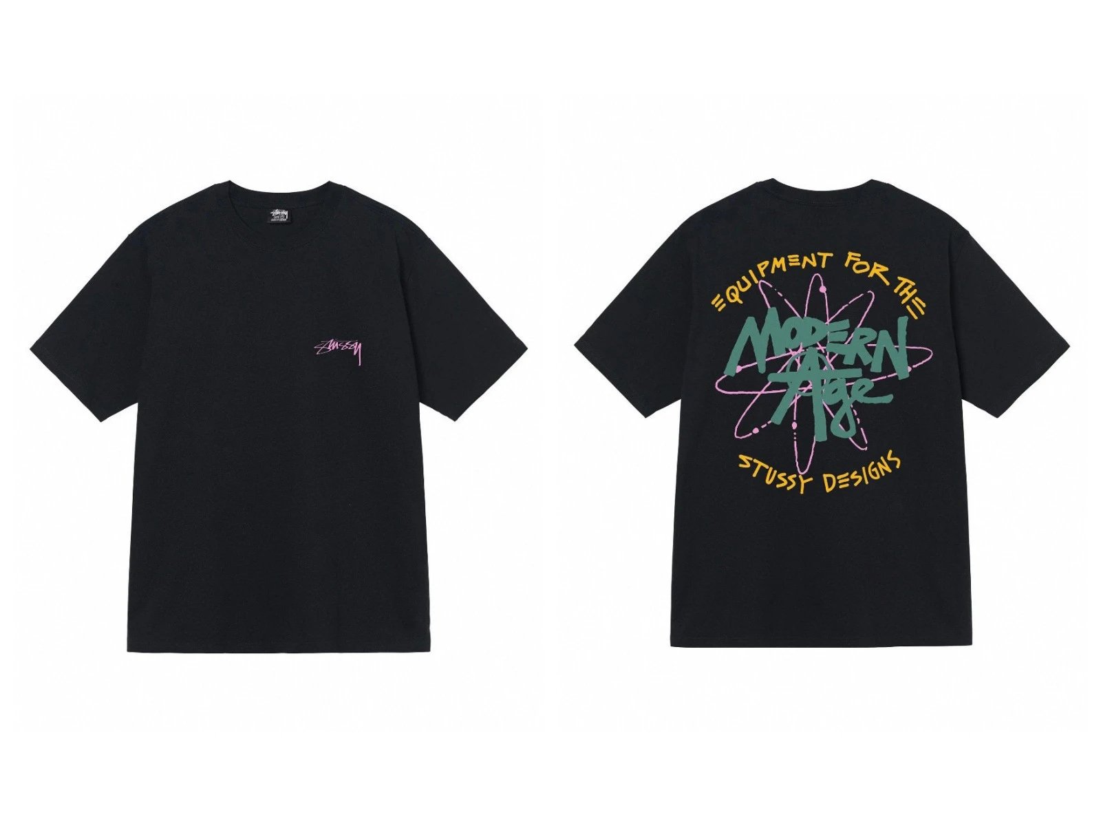 Stüssy T-Shirts TS3K-1 graphic print — 960 black