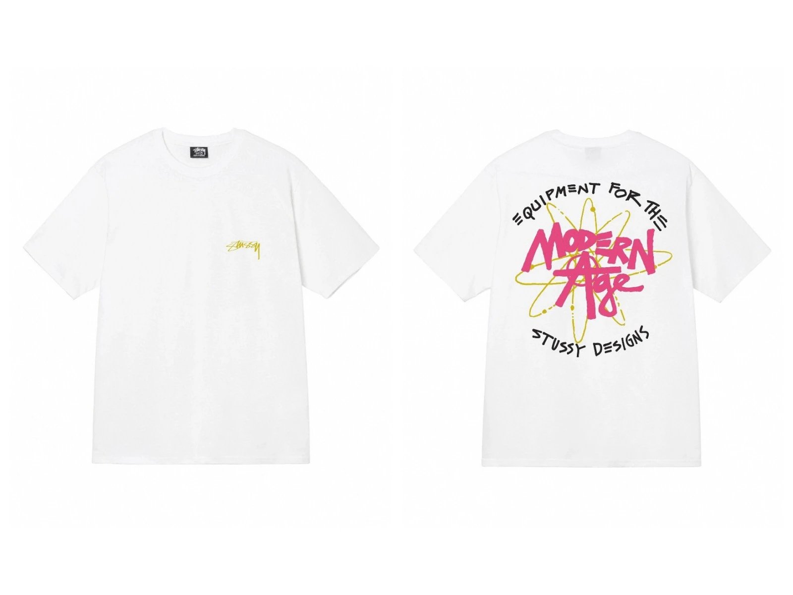 Stüssy T-Shirts TS3K-1 graphic print — 960 white