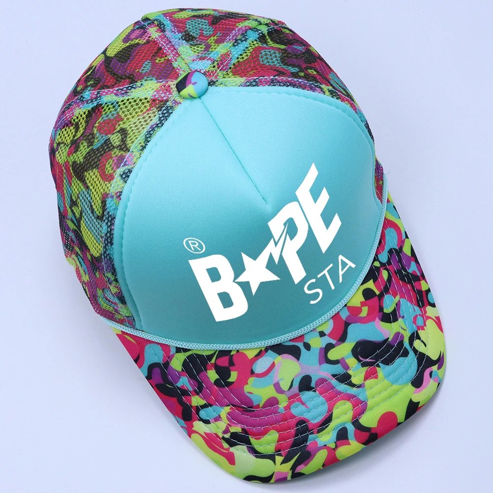 A Bathing Ape Hats BAPE STA Camouflage Baseball Cap — #-31