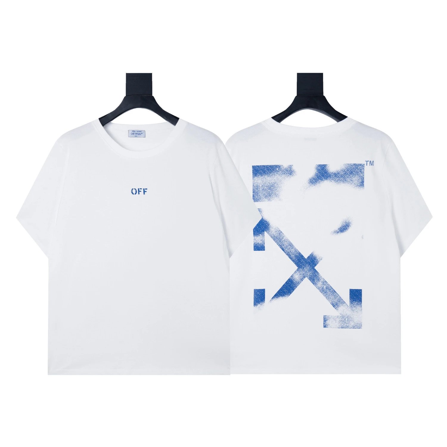 Off-White T-Shirts Arrow Graphic Print — 1330 white