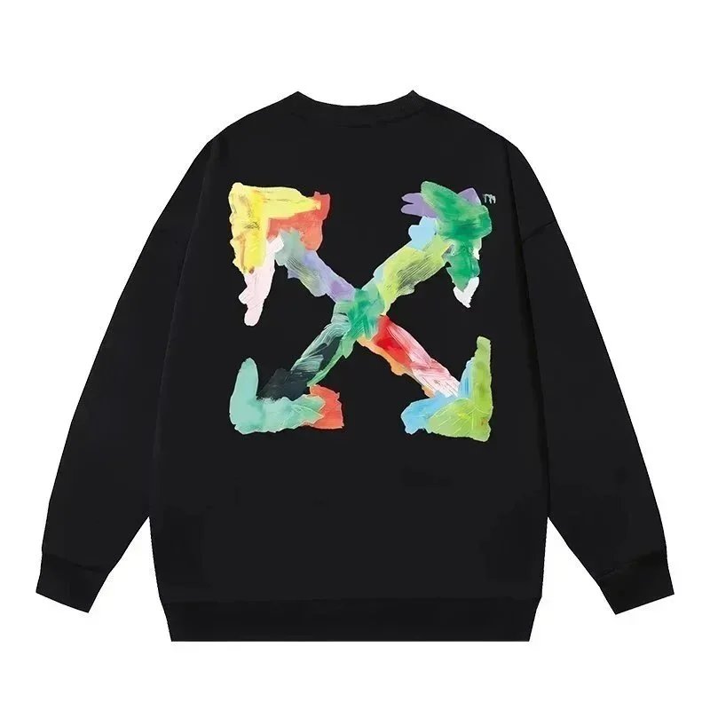 Off-White Hoodies & Sweatshirts Crewneck Sweatshirt with Arrow Graphic image 2