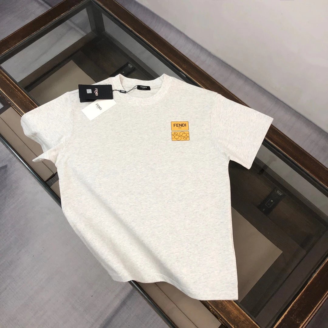 Fendi T-Shirts Short-Sleeve Logo Print image 4