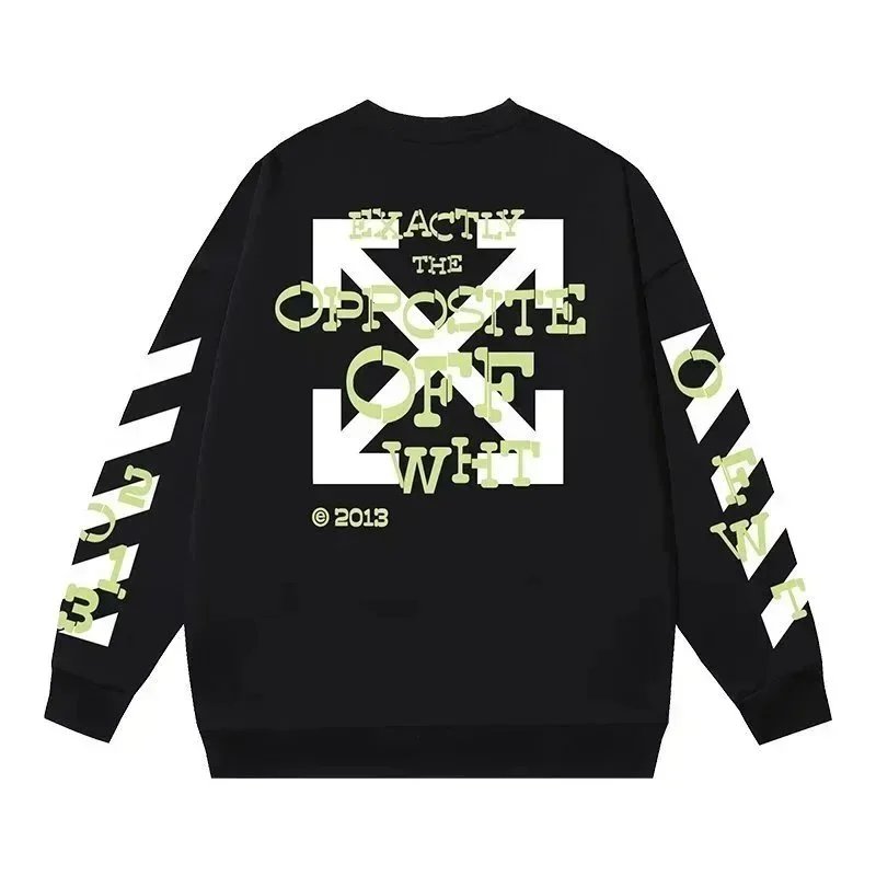 Off-White Hoodies & Sweatshirts Crewneck Sweatshirt with Arrow Graphic image 4